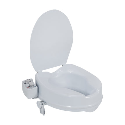 PreserveTech Raised Toilet Seat with Bidet, Ambient & Warm Water